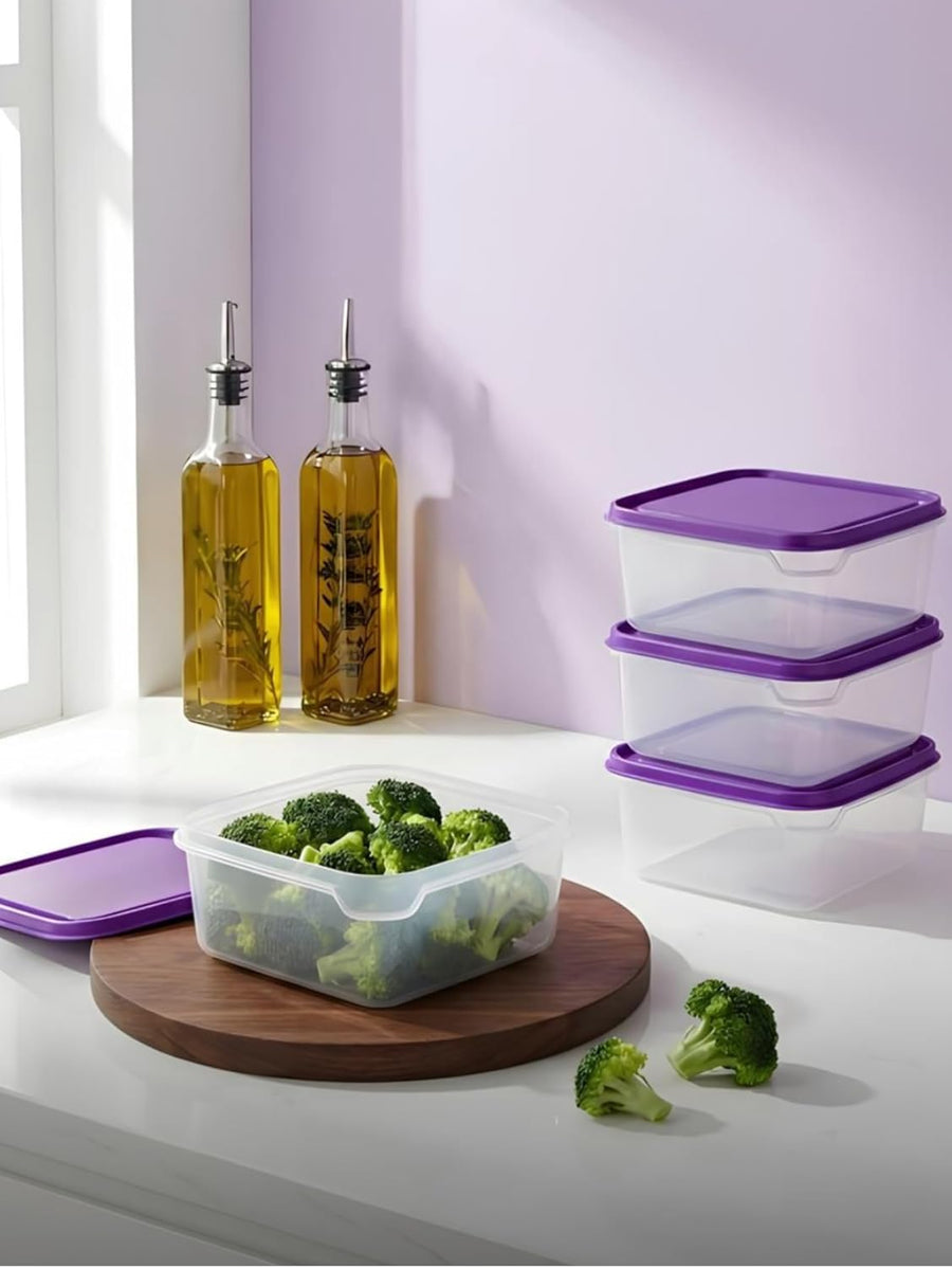 17 Piece Food Storage Containers with Lids 160Ml-5000Ml - Large Food Storage Set with 5L Container, Microwave, Freezer & Dishwasher Safe